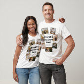 World's Greatest Dad 7 Photo Collage T-Shirt (Unisex)