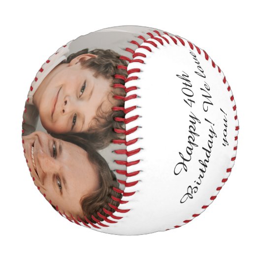 'World's Greatest Dad' Customizable Birthday Gift Baseball (Schrägansicht)