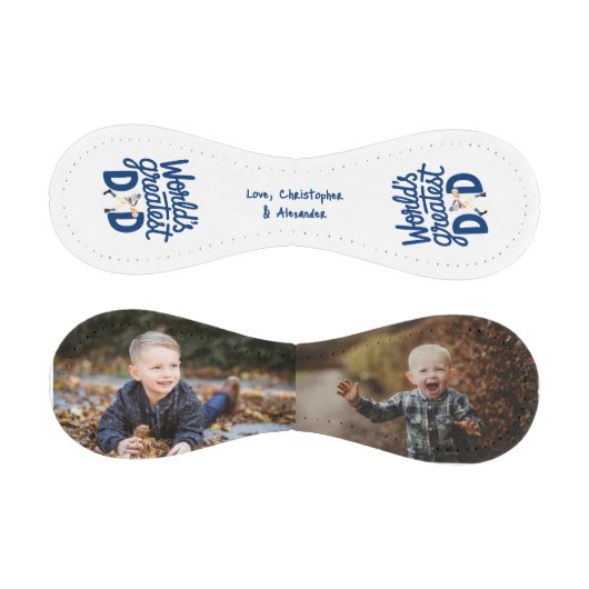 World's Greatest Dad Fathers Day Photo Collage Baseball (Paneele)