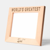 World's Greatest Dad Geätzte Rahmen (Links)
