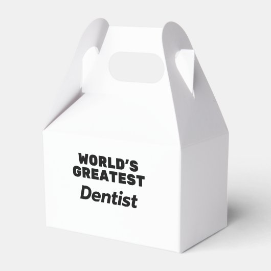 World's Greatest Dentist Geschenkschachtel (Vorderseite)