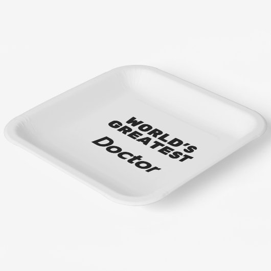 World's Greatest Doctor Pappteller (Gewinkelt)