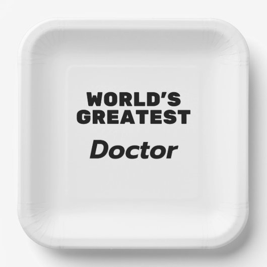 World's Greatest Doctor Pappteller (Vorderseite)