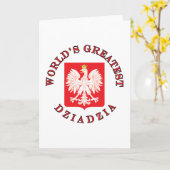 World's Greatest Dziadzia Karte (Gelbe Blume)