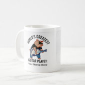 World's Greatest Guitar Player, Custom Rocker Pig Kaffeetasse (Vorderseite Links)