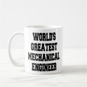 Worlds Greatest Mechanical Engineer Kaffeetasse (Links)