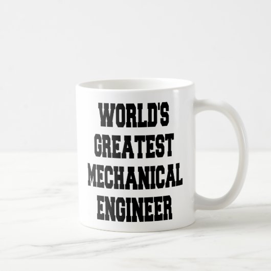 Worlds Greatest Mechanical Engineer Kaffeetasse (Rechts)