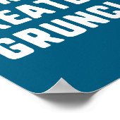 World's Greatest Ncle Funny Family Long Sleeve  Poster (Ecke)