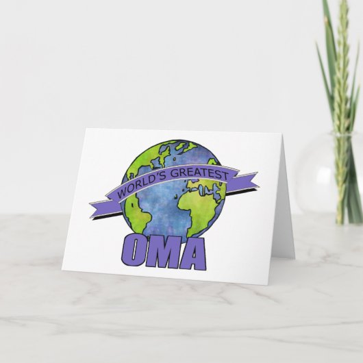 World's Greatest Oma Karte (Vorderseite)
