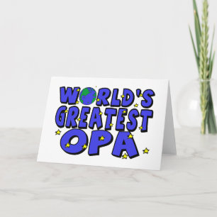 World's Greatest Opa Karte