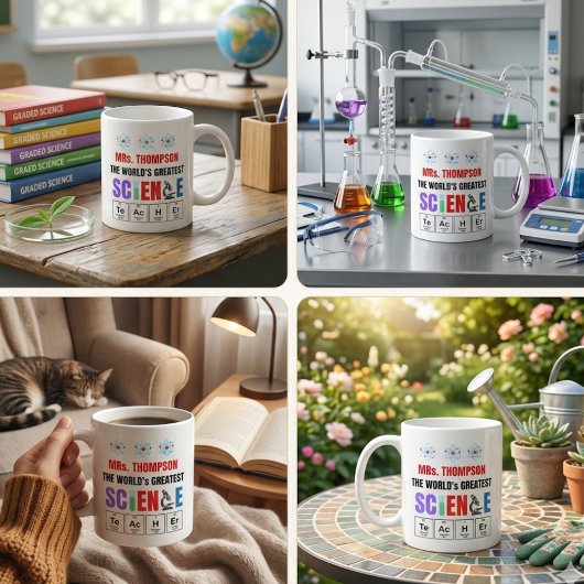 World's Greatest Science Teacher Personalized Kaffeetasse