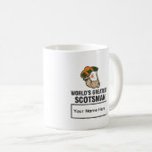 World's Greatest Scotsman Personalized Mug Kaffeetasse (VorderseiteRechts)