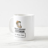 World's Greatest Scotsman Personalized Mug Kaffeetasse (Vorderseite Links)