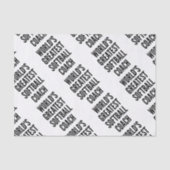 Worlds Greatest Softball Coach Seidenpapier (Vorderseite)