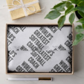 Worlds Greatest Softball Coach Seidenpapier (Geschenk)