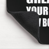 World's Greatest Your Mom's New Boyfriend Humor Sa Mousepad (Ecke)