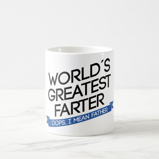 worlds greatest zu banner farter kaffeetasse (Mittel)