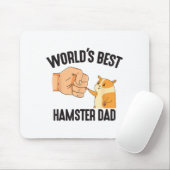 World's Hamster Dad Costume For Animal Lovers Hams Mousepad (Mit Mouse)