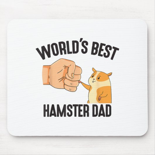 World's Hamster Dad Costume For Animal Lovers Hams Mousepad (Vorne)