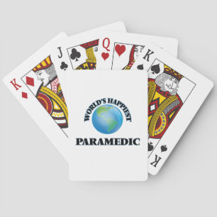 World's Happiest Paramedic Spielkarten