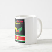World's Hottest Surinamer Kaffeetasse (VorderseiteRechts)