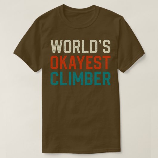 Worlds Konzest Kletterer T-Shirt (Design vorne)