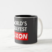 Worlds Konzest Nixon Zweifarbige Tasse (VorderseiteRechts)