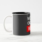 Worlds Konzest Webster Zweifarbige Tasse (Links)