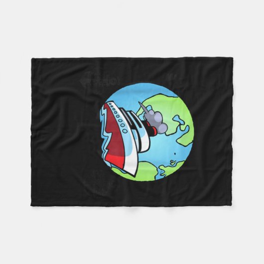 World's Maritime Daddy Ship Seaman Captain Husband Fleecedecke (Vorderseite (Horizontal))