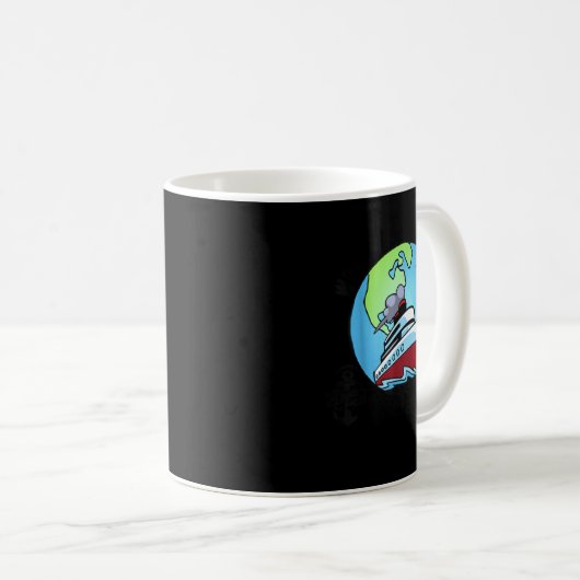 World's Maritime Daddy Ship Seaman Captain Husband Kaffeetasse (VorderseiteRechts)