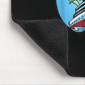 World's Maritime Daddy Ship Seaman Captain Husband Mousepad (Ecke)