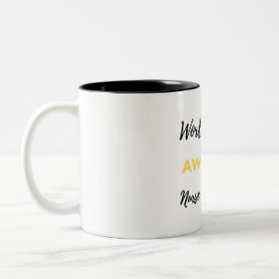 World's Most Awesome Nurse Practitioner 2 Zweifarbige Tasse