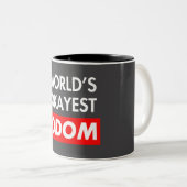 Worlds okay est Odom Zweifarbige Tasse (VorderseiteRechts)