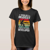 World's Okayest Artificial Intelligence Developer T-Shirt (Vorderseite)