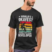 World's Okayest Artificial Intelligence Developer T-Shirt (Vorderseite)