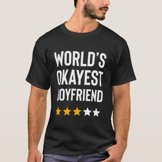 Worlds Okayest Friend Friend For Him T-Shirt (Vorderseite)