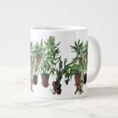 World's Okayest Plant Parent Humor Mug Jumbo-Tasse (Vorderseite Rechts)