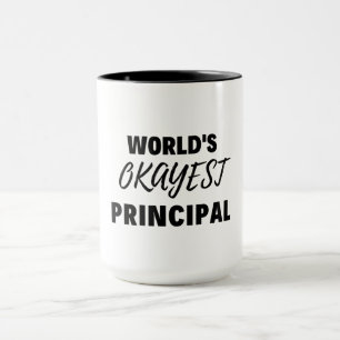 World's Okayest Principal 2 Tasse