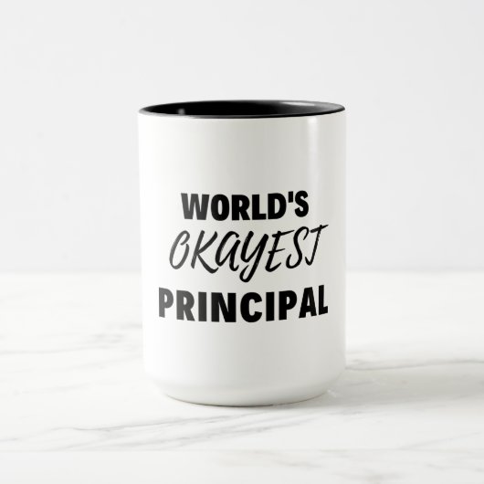 World's Okayest Principal 2 Tasse (Zentrum)