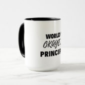 World's Okayest Principal 2 Tasse (Vorderseite Links)