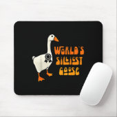 World's Silliest Goose Funny Goose Lovers  Mousepad (Mit Mouse)