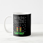 World's Tallest Elf Matching Family Group Christma Kaffeetasse (Links)