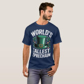 World's Tallest Leprechaun Funny St. Patricks Day T-Shirt (Vorne ganz)