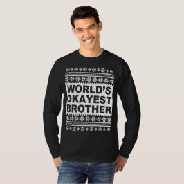 Worlds Tokest Brother Ugly Weihnachtssüßer T-Shirt