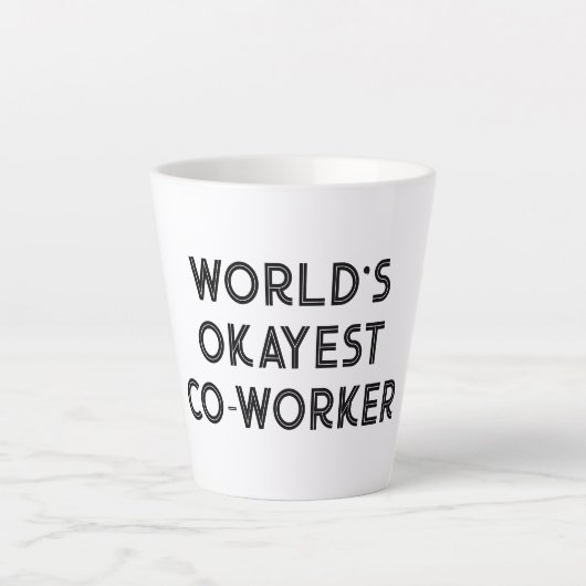 Worlds Tokest Co-Worker witziger Zitat aus letzter Milchtasse (Vorderseite)