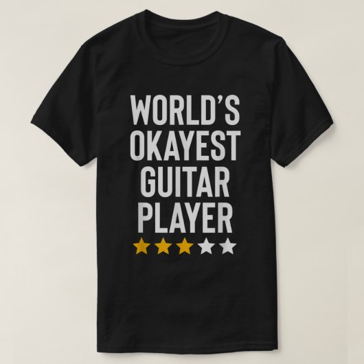 World's Tokest Gitarre Player Music Lover Funny Gu T-Shirt (Design vorne)