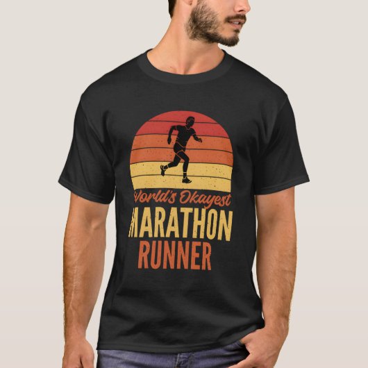 Worlds Tokest Marathon Runner Marathoner T-Shirt (Vorderseite)