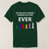 Worlds worst chess player ever T-Shirt (Design vorne)