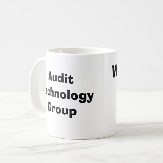 WORLD'SBESTBOSS, AuditTechnologyGroup Kaffeetasse (Vorderseite Links)