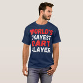 WorldToken est Dart Player TShirt Funny Dart (Vorne ganz)